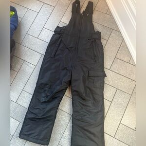 Kids Black Overalls
